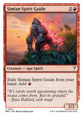 Simian Spirit Guide (White Border) [Mystery Booster 2] | Tabernacle Games