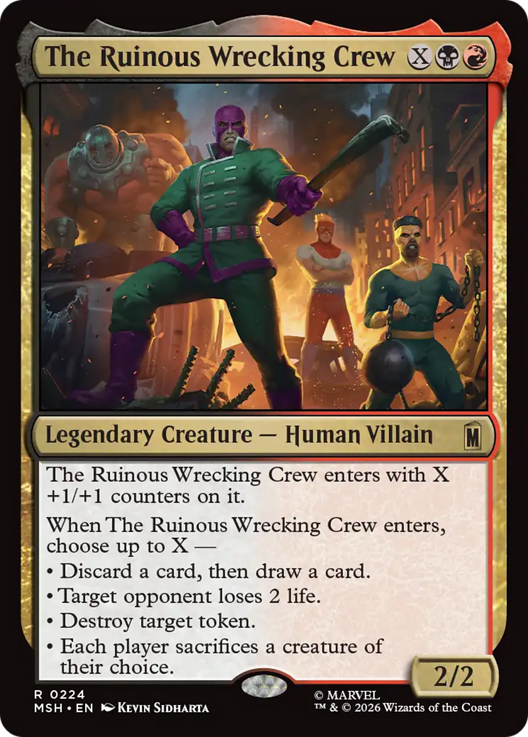 The Ruinous Wrecking Crew [Marvel Super Heroes] | Tabernacle Games