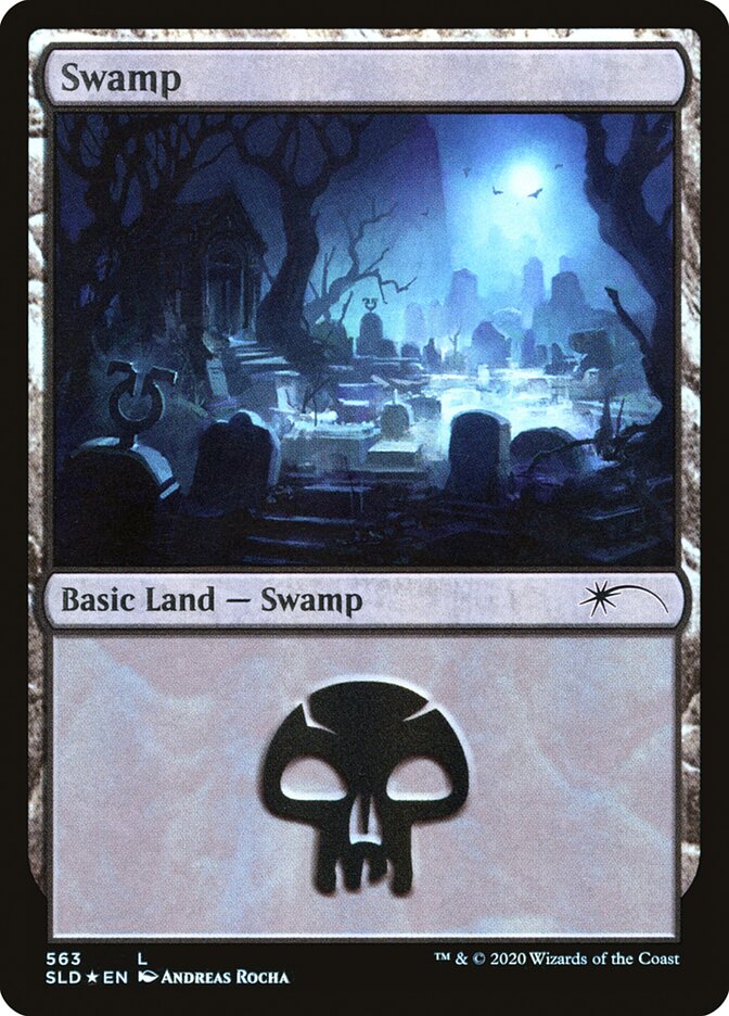 Swamp (Spooky) (563) [Secret Lair Drop Promos] | Tabernacle Games