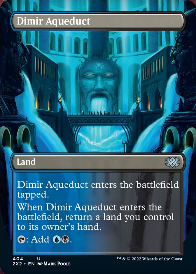 Dimir Aqueduct (Borderless Alternate Art) [Double Masters 2022] | Tabernacle Games