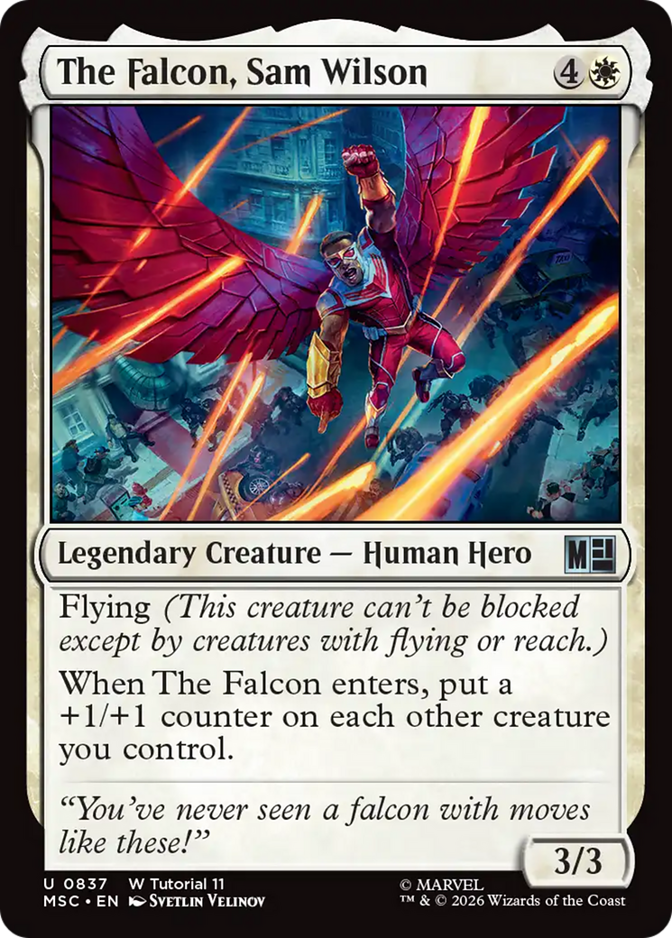 The Falcon, Sam Wilson (0837) [Marvel Super Heroes Commander] | Tabernacle Games