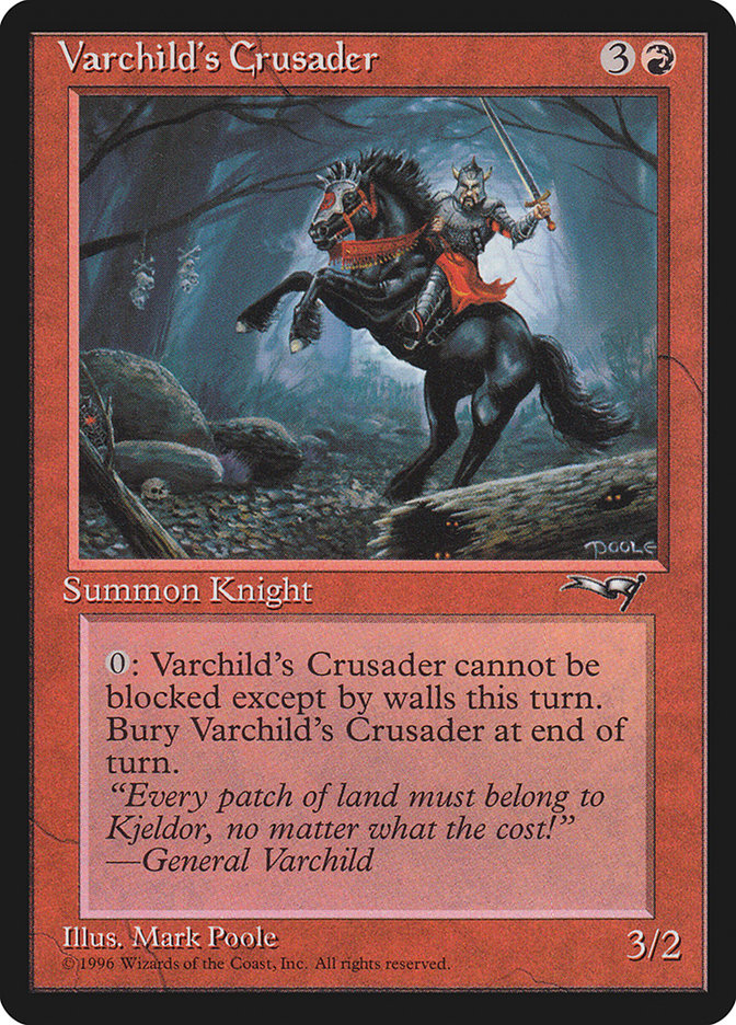 Varchild's Crusader (Black Horse) [Alliances] | Tabernacle Games