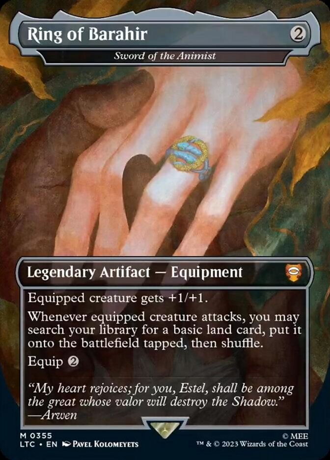 Ring of Barahir - Sword of the Animist [The Lord of the Rings: Tales of Middle-Earth Commander] | Tabernacle Games