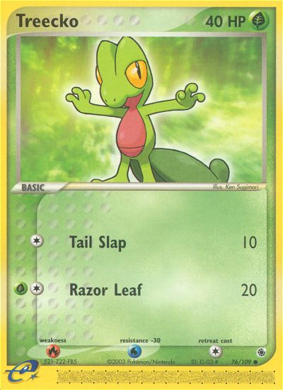 Treecko (76/109) [EX: Ruby & Sapphire] | Tabernacle Games