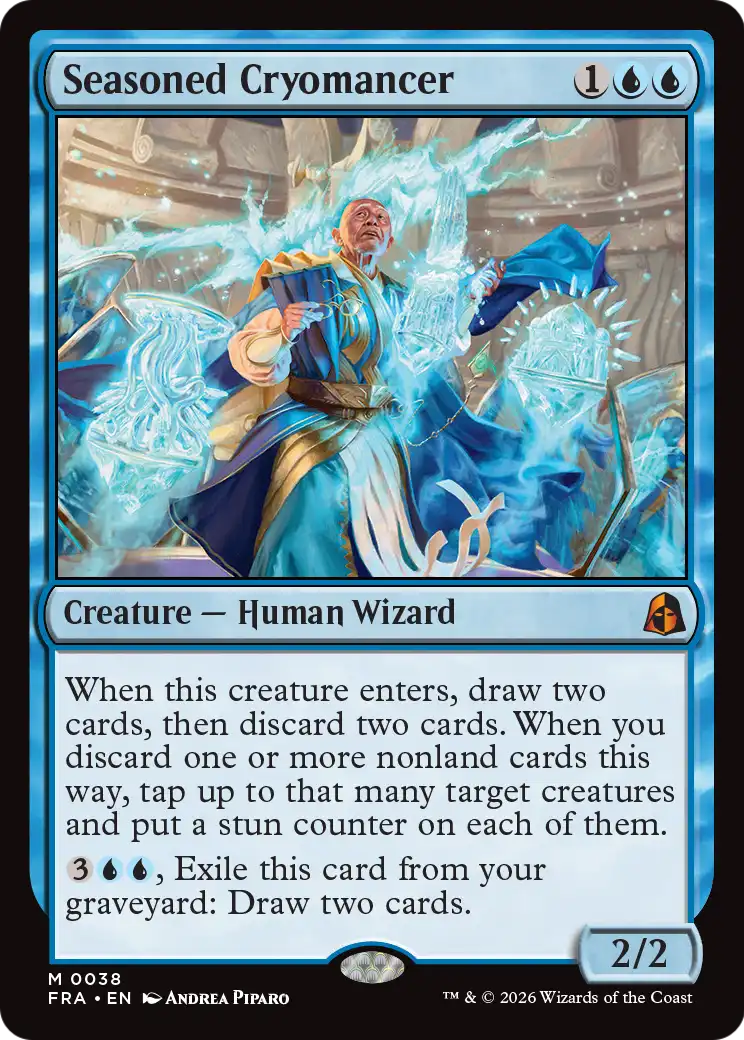 Seasoned Cryomancer [Reality Fracture] | Tabernacle Games