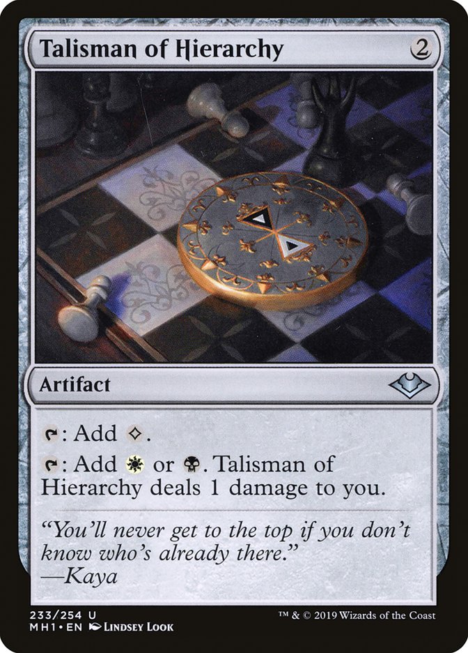 Talisman of Hierarchy [Modern Horizons] | Tabernacle Games