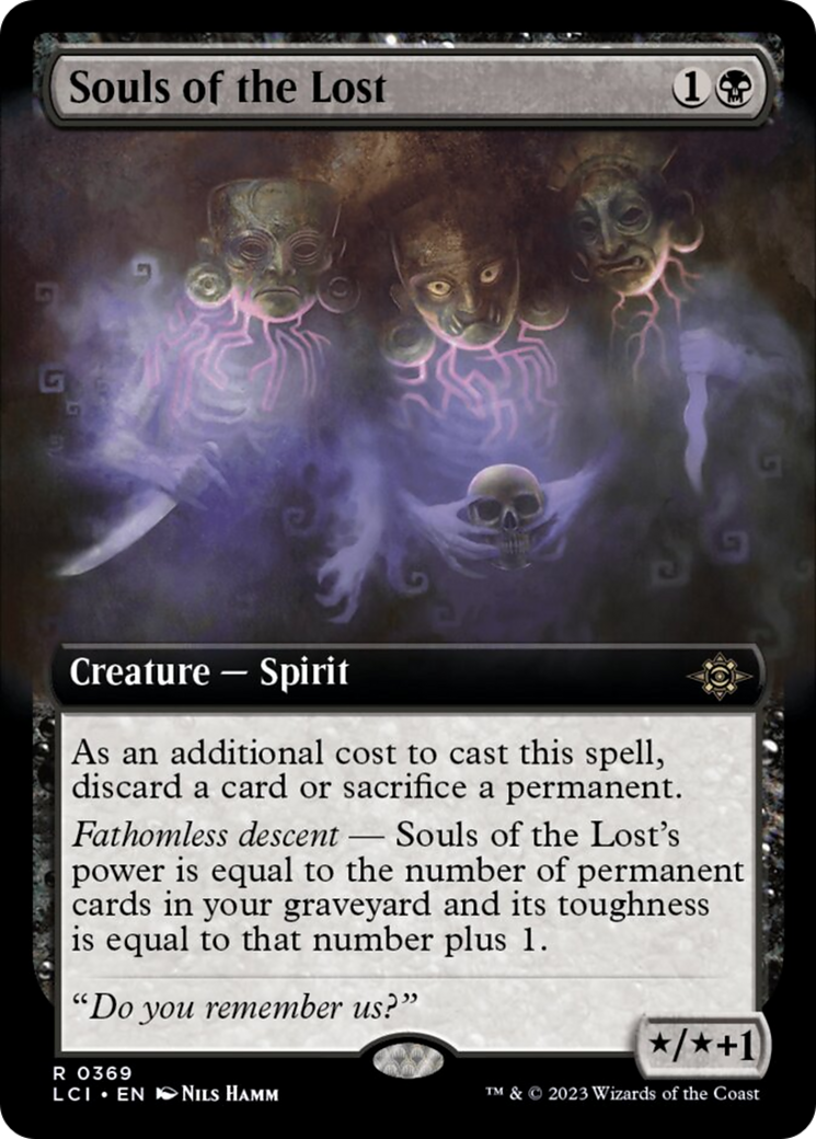 Souls of the Lost (Extended Art) [The Lost Caverns of Ixalan] | Tabernacle Games