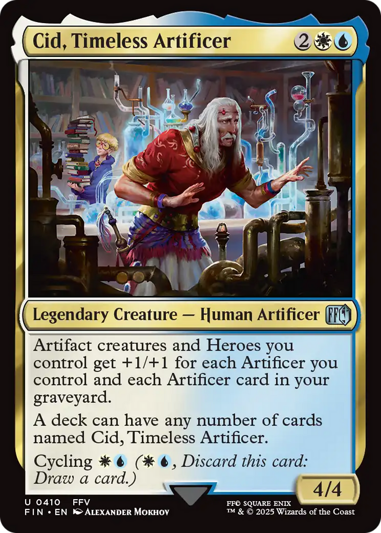 Cid, Timeless Artificer (0410) [FINAL FANTASY] | Tabernacle Games