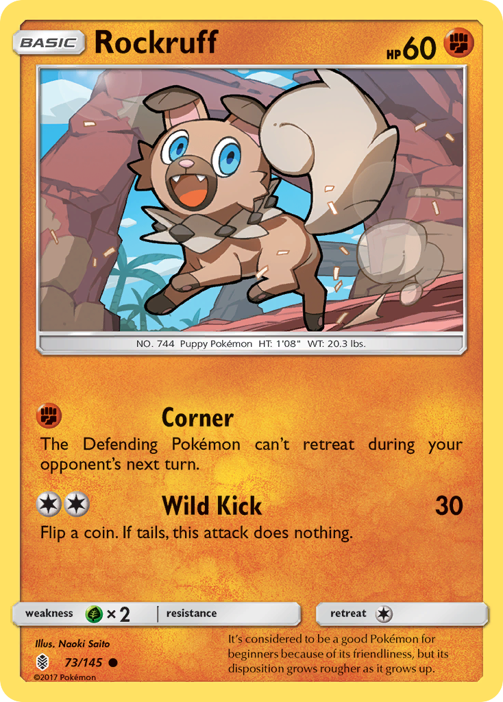 Rockruff (73/145) [Sun & Moon: Guardians Rising] | Tabernacle Games