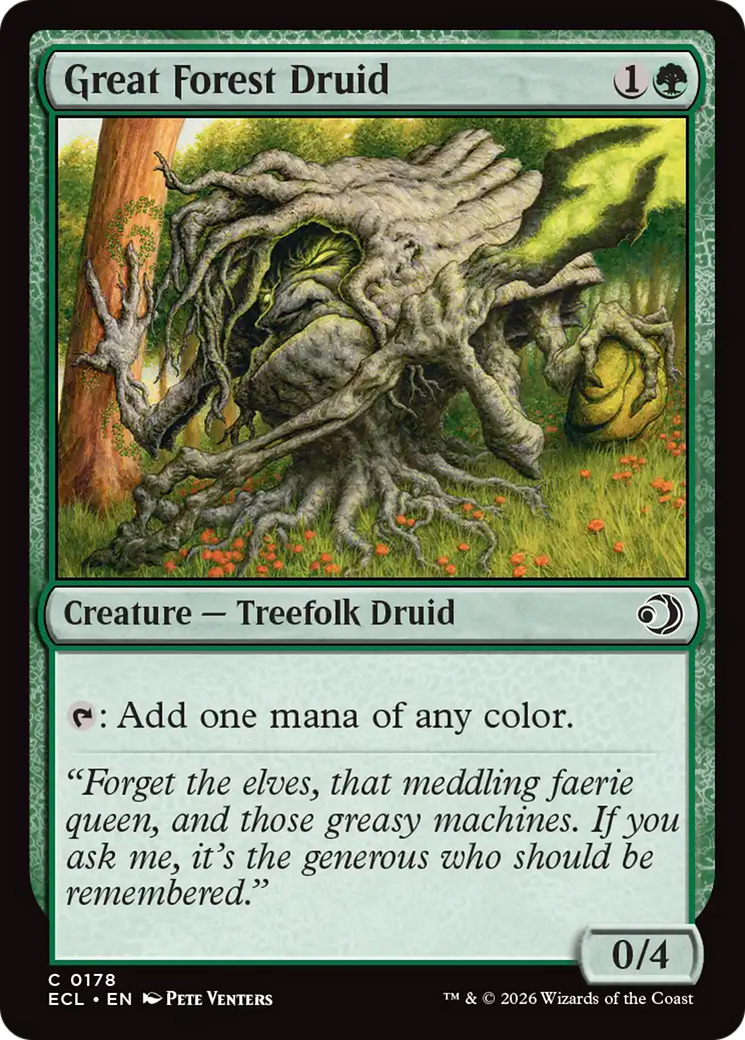 Great Forest Druid [Lorwyn Eclipsed] | Tabernacle Games