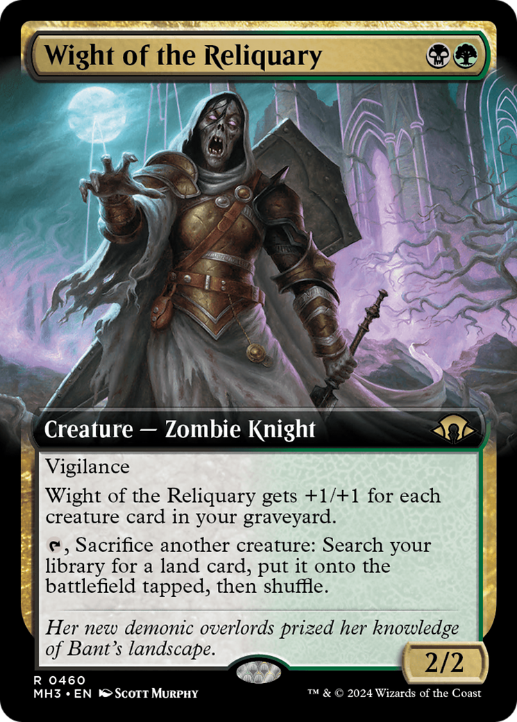 Wight of the Reliquary (Extended Art) [Modern Horizons 3] | Tabernacle Games