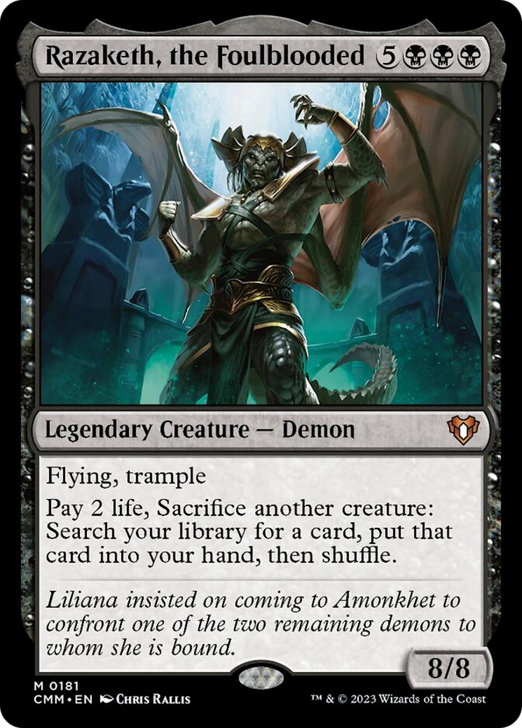 Razaketh, the Foulblooded [Commander Masters] | Tabernacle Games