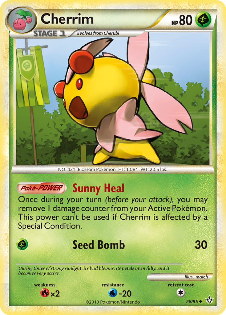 Cherrim (28/95) [HeartGold & SoulSilver: Unleashed] | Tabernacle Games