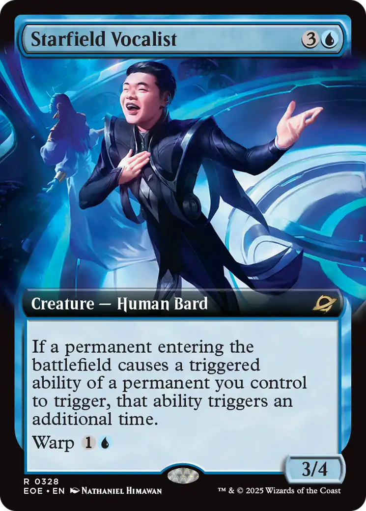 Starfield Vocalist (Extended Art) [Edge of Eternities] | Tabernacle Games