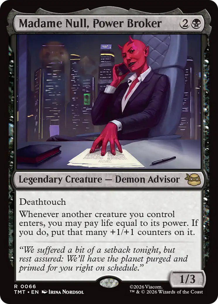 Madame Null, Power Broker [Teenage Mutant Ninja Turtles] | Tabernacle Games