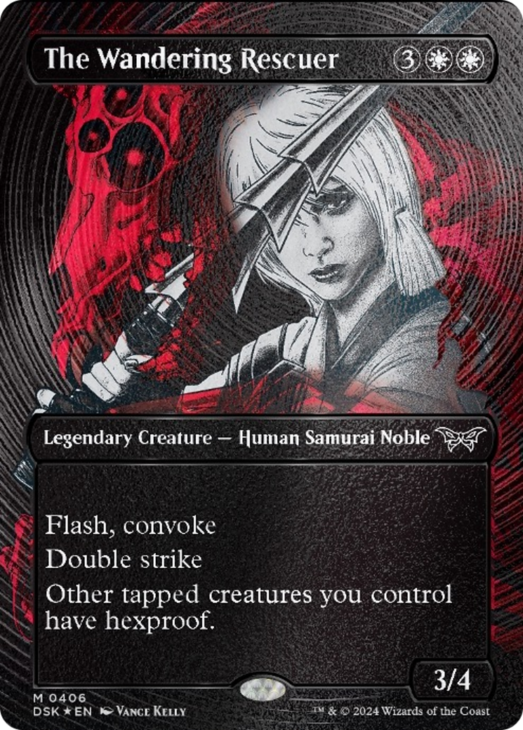 The Wandering Rescuer (Showcase) (Textured) [Duskmourn: House of Horror] | Tabernacle Games