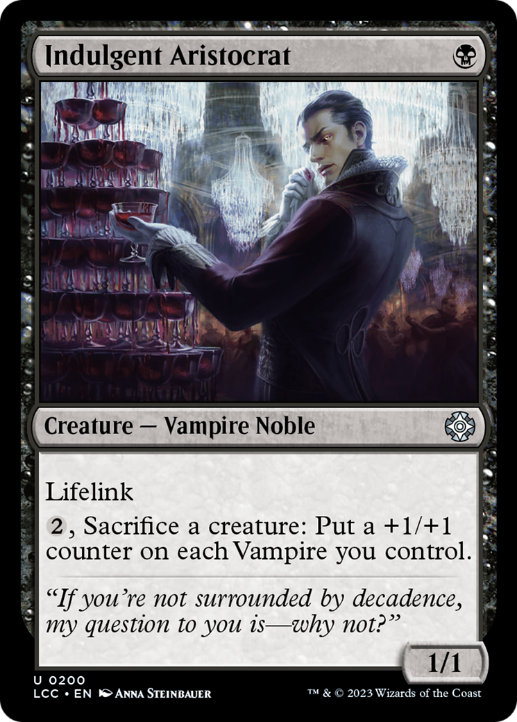 Indulgent Aristocrat [The Lost Caverns of Ixalan Commander] | Tabernacle Games