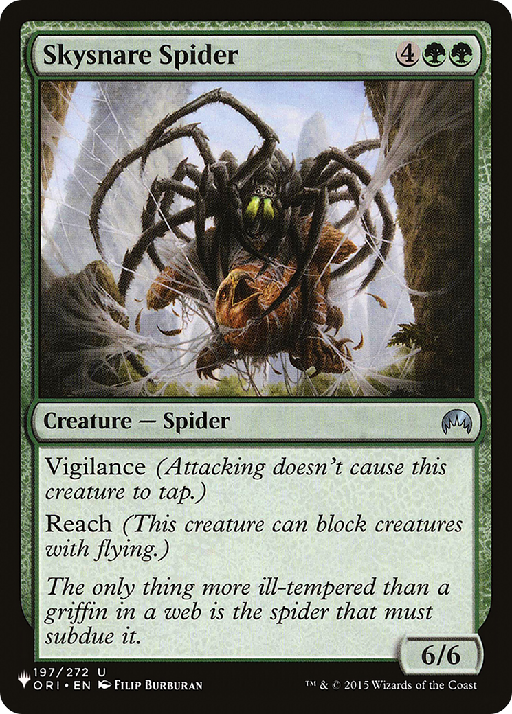 Skysnare Spider [The List Reprints] | Tabernacle Games