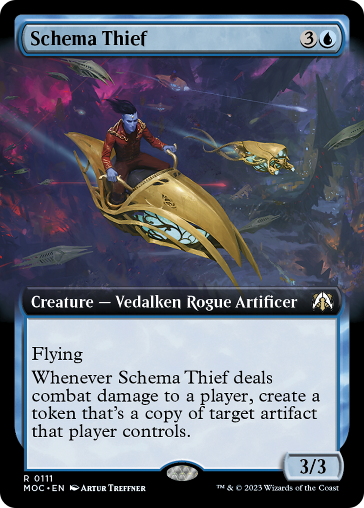 Schema Thief (Extended Art) [March of the Machine Commander] | Tabernacle Games
