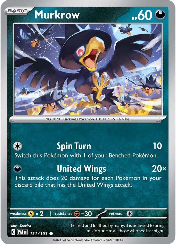 Murkrow (131/193) [Scarlet & Violet: Paldea Evolved] | Tabernacle Games