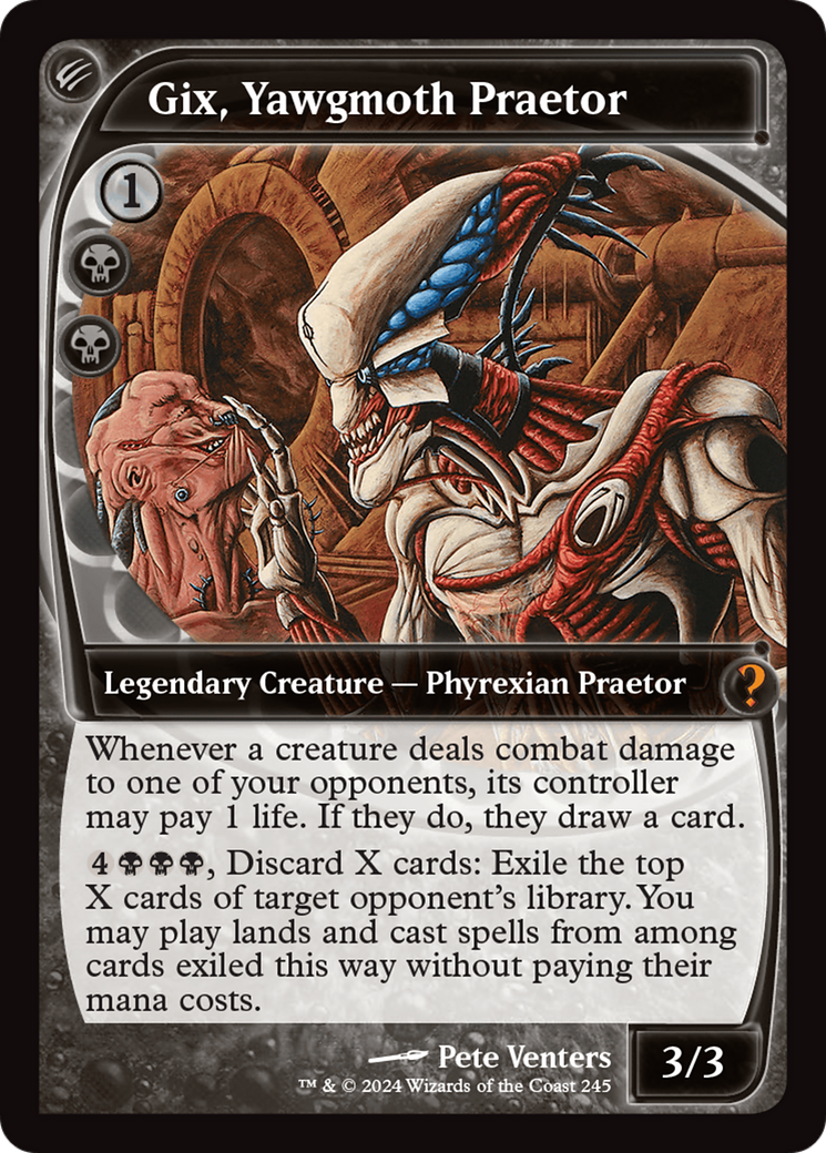 Gix, Yawgmoth Praetor (Future Sight) [Mystery Booster 2] | Tabernacle Games