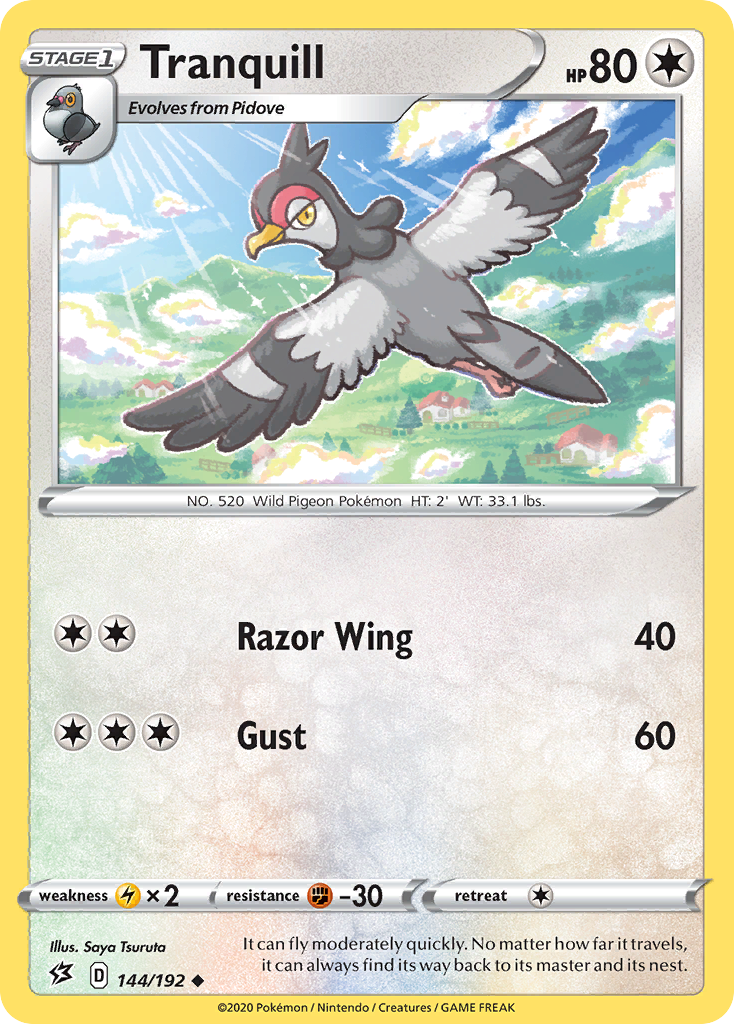 Tranquill (144/192) [Sword & Shield: Rebel Clash] | Tabernacle Games