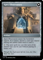 Eye of Ojer Taq // Apex Observatory [The Lost Caverns of Ixalan Commander] | Tabernacle Games