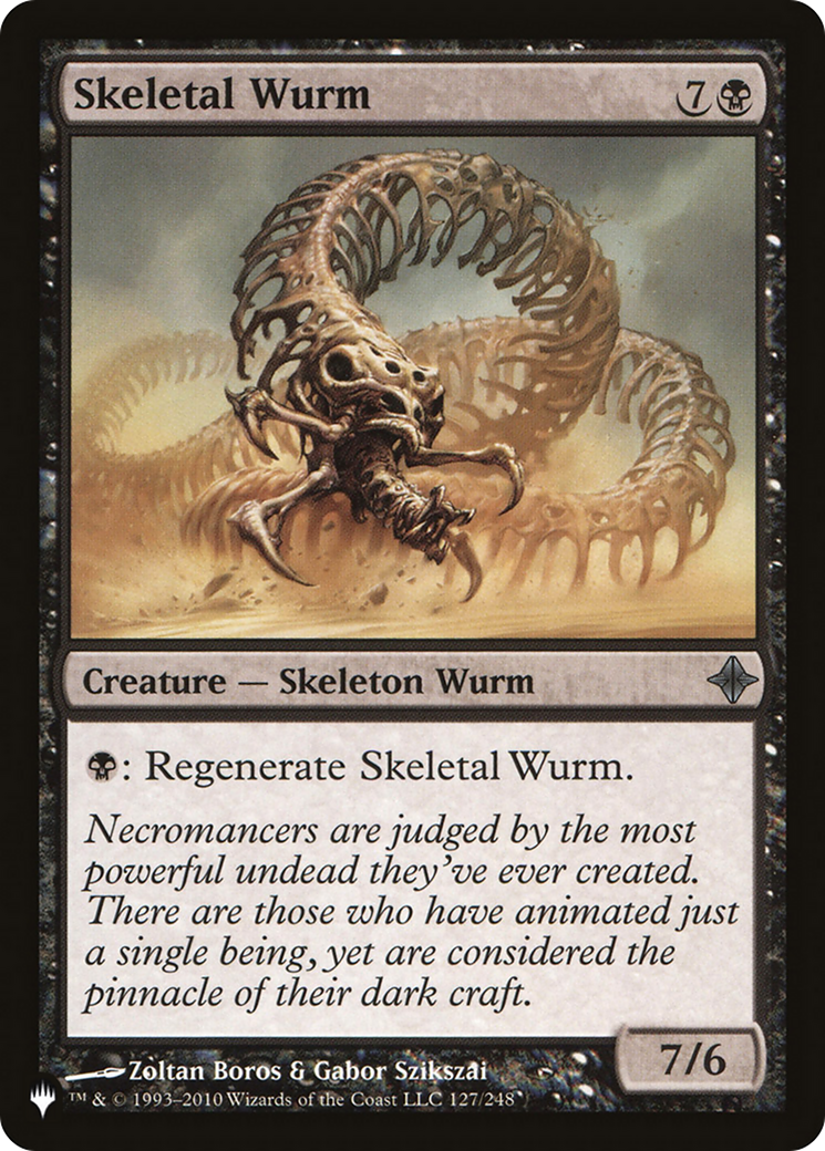 Skeletal Wurm [The List Reprints] | Tabernacle Games