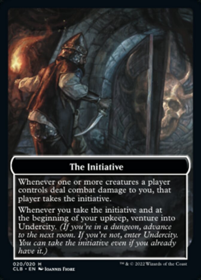 The Initiative // Undercity Double-Sided Token [Commander Legends: Battle for Baldur's Gate Tokens] | Tabernacle Games