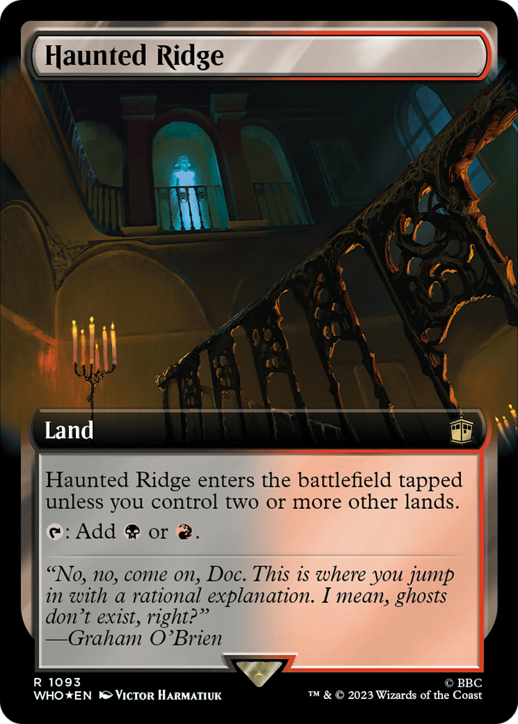 Haunted Ridge (Extended Art) (Surge Foil) [Doctor Who] | Tabernacle Games