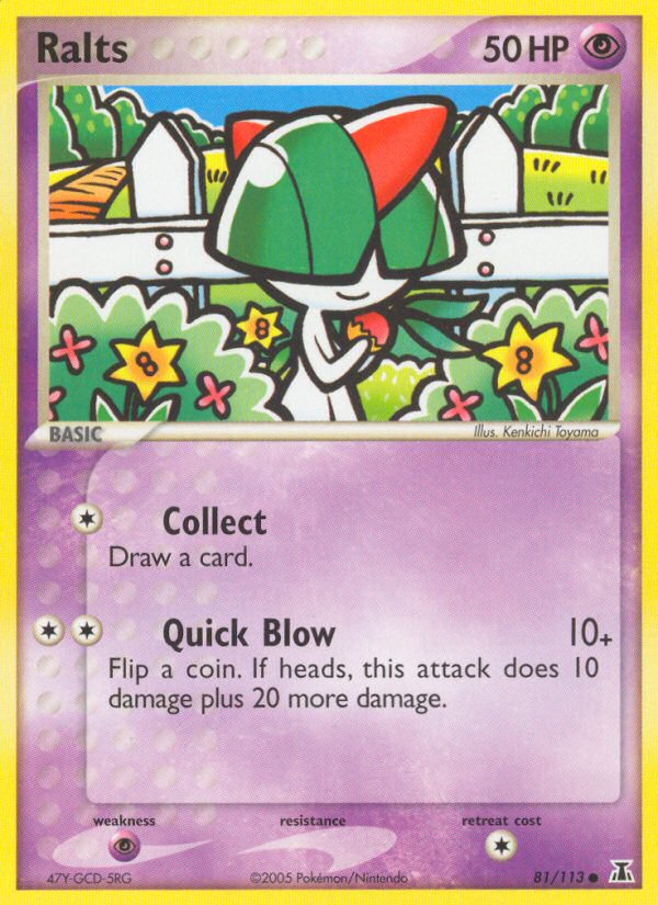Ralts (81/113) [EX: Delta Species] | Tabernacle Games