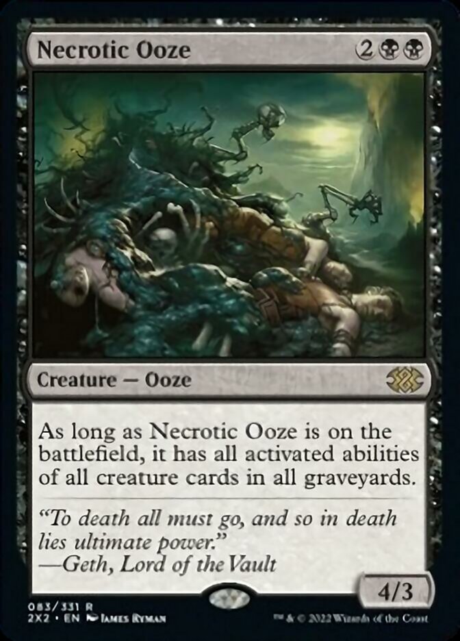 Necrotic Ooze [Double Masters 2022] | Tabernacle Games