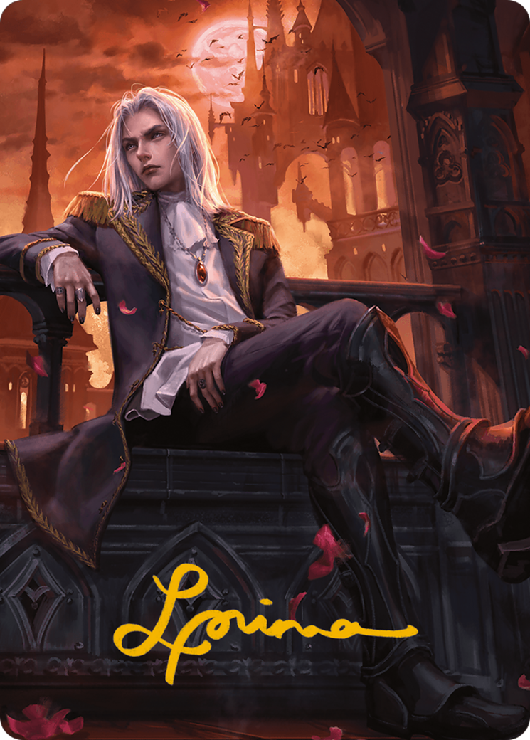 Sorin of House Markov Art Card (Gold-Stamped Signature) [Modern Horizons 3 Art Series] | Tabernacle Games