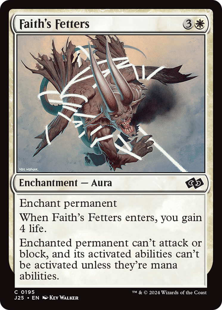 Faith's Fetters [Foundations Jumpstart] | Tabernacle Games