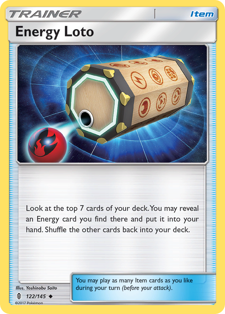 Energy Loto (122/145) [Sun & Moon: Guardians Rising] | Tabernacle Games