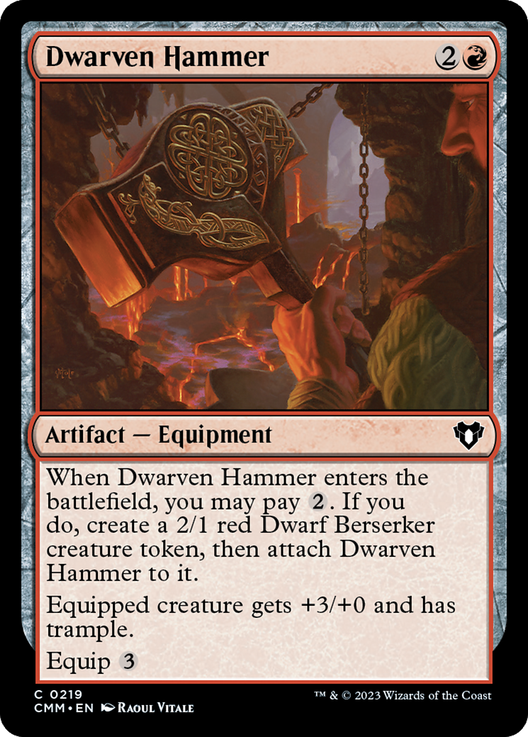 Dwarven Hammer [Commander Masters] | Tabernacle Games