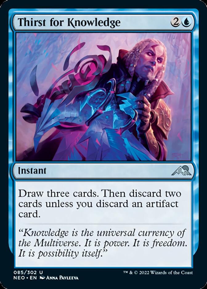 Thirst for Knowledge [Kamigawa: Neon Dynasty] | Tabernacle Games