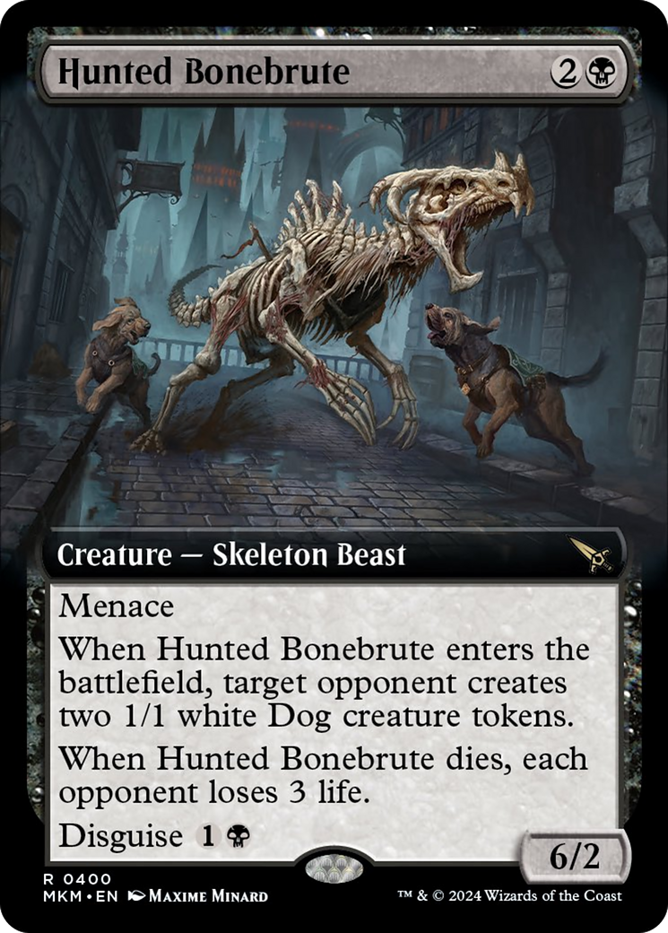 Hunted Bonebrute (Extended Art) [Murders at Karlov Manor] | Tabernacle Games