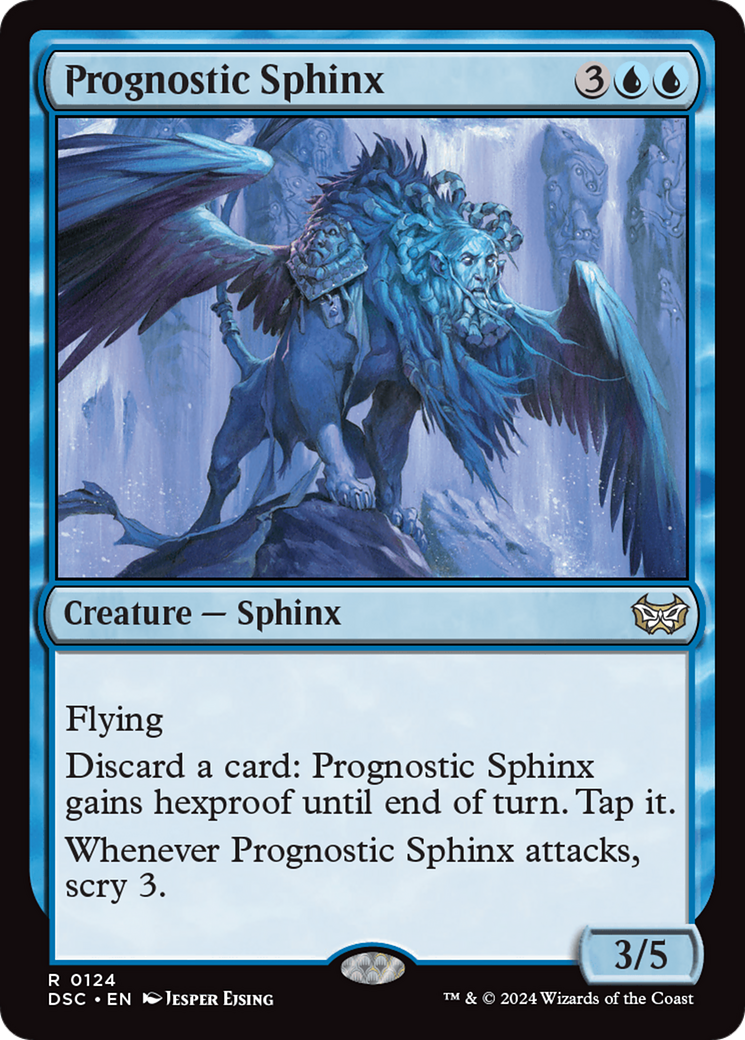 Prognostic Sphinx [Duskmourn: House of Horror Commander] | Tabernacle Games