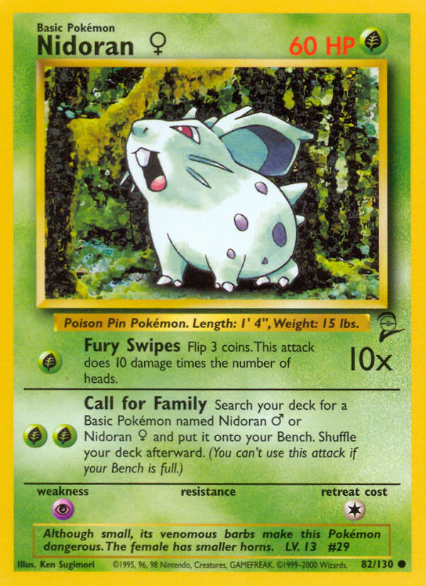 Nidoran (82/130) (Female) [Base Set 2] | Tabernacle Games