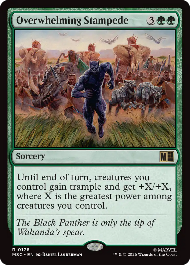 Overwhelming Stampede [Marvel Super Heroes Commander] | Tabernacle Games
