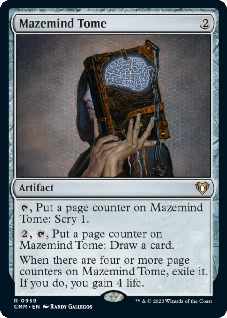 Mazemind Tome [Commander Masters] | Tabernacle Games