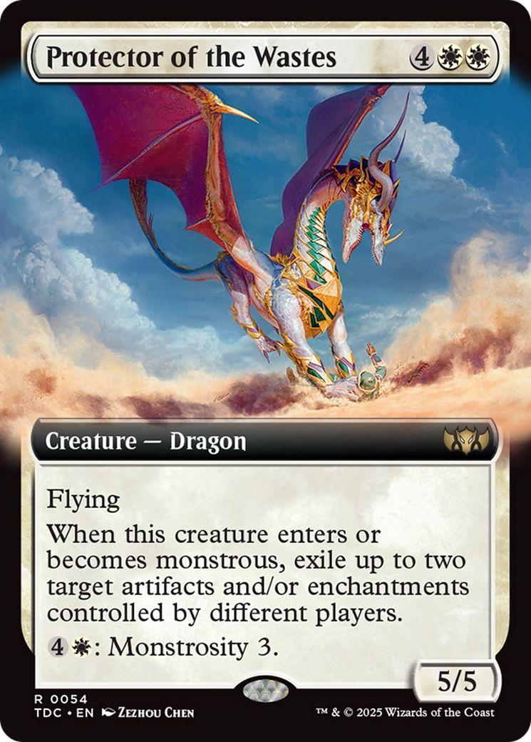 Protector of the Wastes (Extended Art) [Tarkir: Dragonstorm Commander] | Tabernacle Games