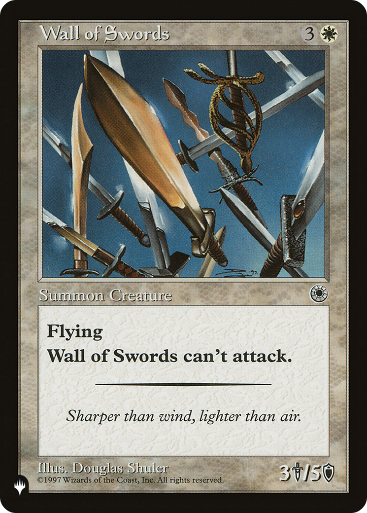 Wall of Swords [The List] | Tabernacle Games