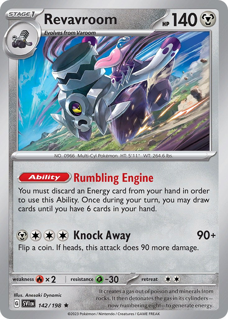 Revavroom (142/198) (Theme Deck Exclusive) [Scarlet & Violet: Base Set] | Tabernacle Games