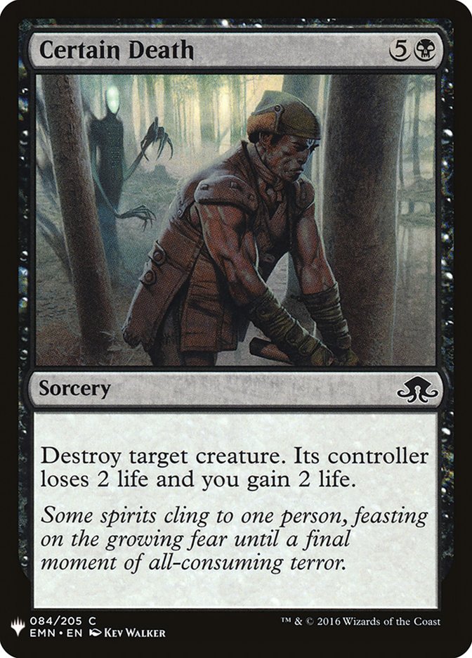 Certain Death [Mystery Booster] | Tabernacle Games
