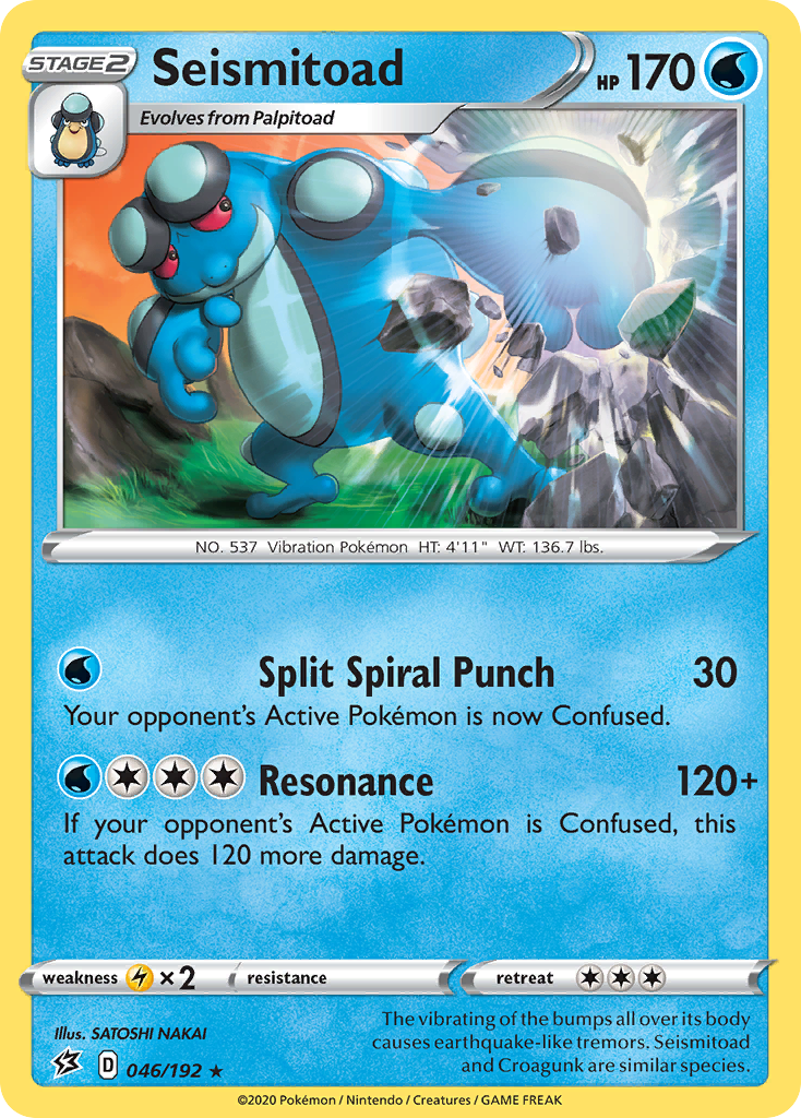 Seismitoad (046/192) [Sword & Shield: Rebel Clash] | Tabernacle Games