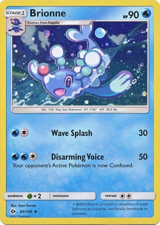 Brionne (40/149) (Cosmos Holo) [Sun & Moon: Base Set] | Tabernacle Games