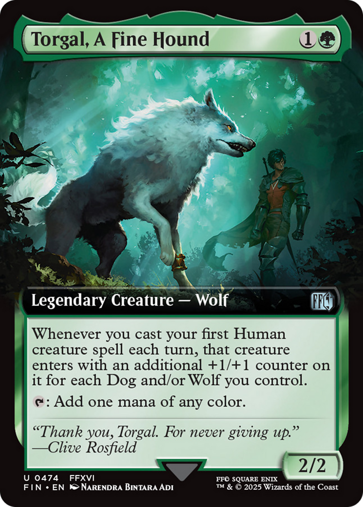 Torgal, A Fine Hound (Extended Art) [FINAL FANTASY] | Tabernacle Games