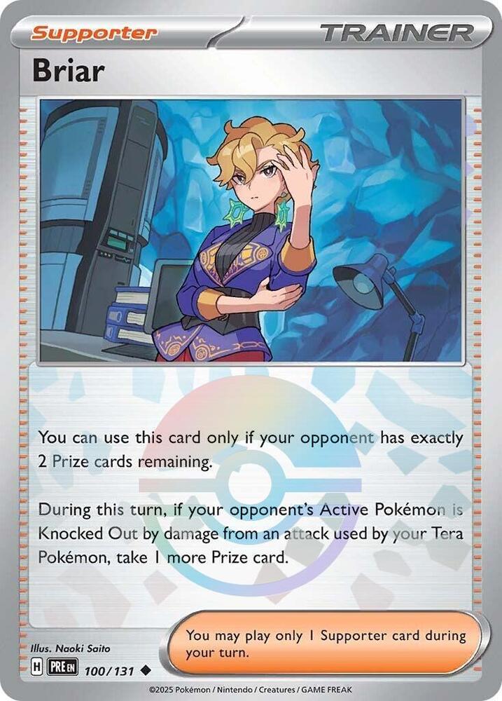 Briar (100/131) (Poke Ball Pattern) [Scarlet & Violet: Prismatic Evolutions] | Tabernacle Games